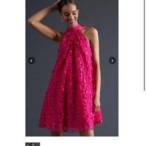 Eva Franco mini swing dress in pink size 6 worn twice. Like new